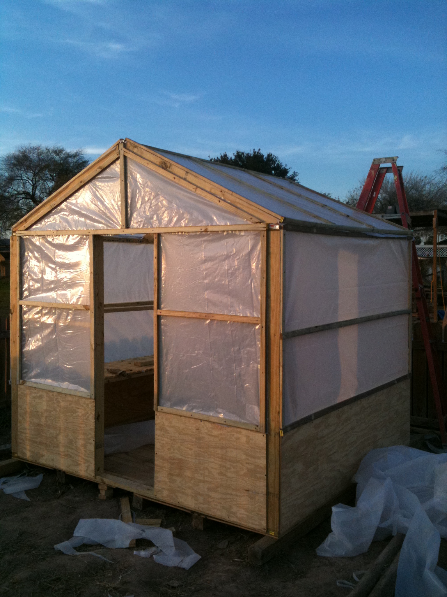 On the Farm: Building a DIY Greenhouse (For less than you 